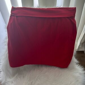 Red Comfy Skirt